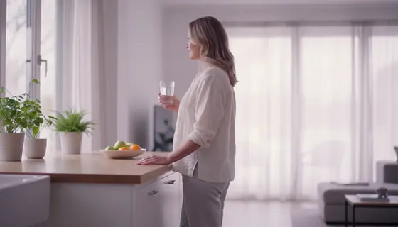 Taking the capsule with a glass of water in the morning